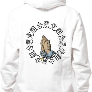 惡 党 組 合 Pull hoodie Stylish Cool Cute Streetstyle Brushedback Made in Japan Import Street Chinese characters Christ
