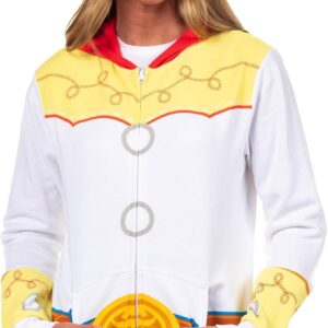 Disney Toy Story Women's I Am Jessie Junior's Cosplay Costume Zip Up Hoodie