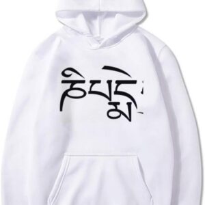 DIYthinker Culture Religion Sanskrit Character Pattern Sweatshirt Pullover Fleece Hoodie Sweater Sport