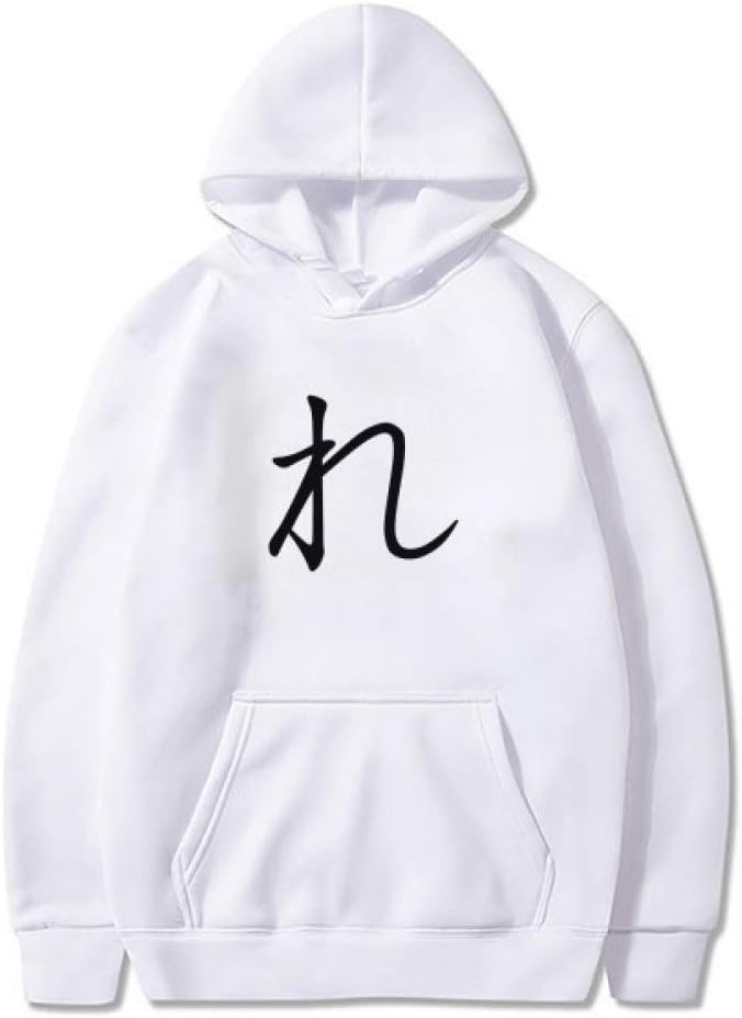 DIYthinker Japanese Hiragana Character RE Sweatshirt Pullover Fleece Hoodie Sweater Sport