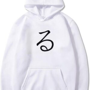 DIYthinker Japanese Hiragana Character RU Sweatshirt Pullover Fleece Hoodie Sweater Sport