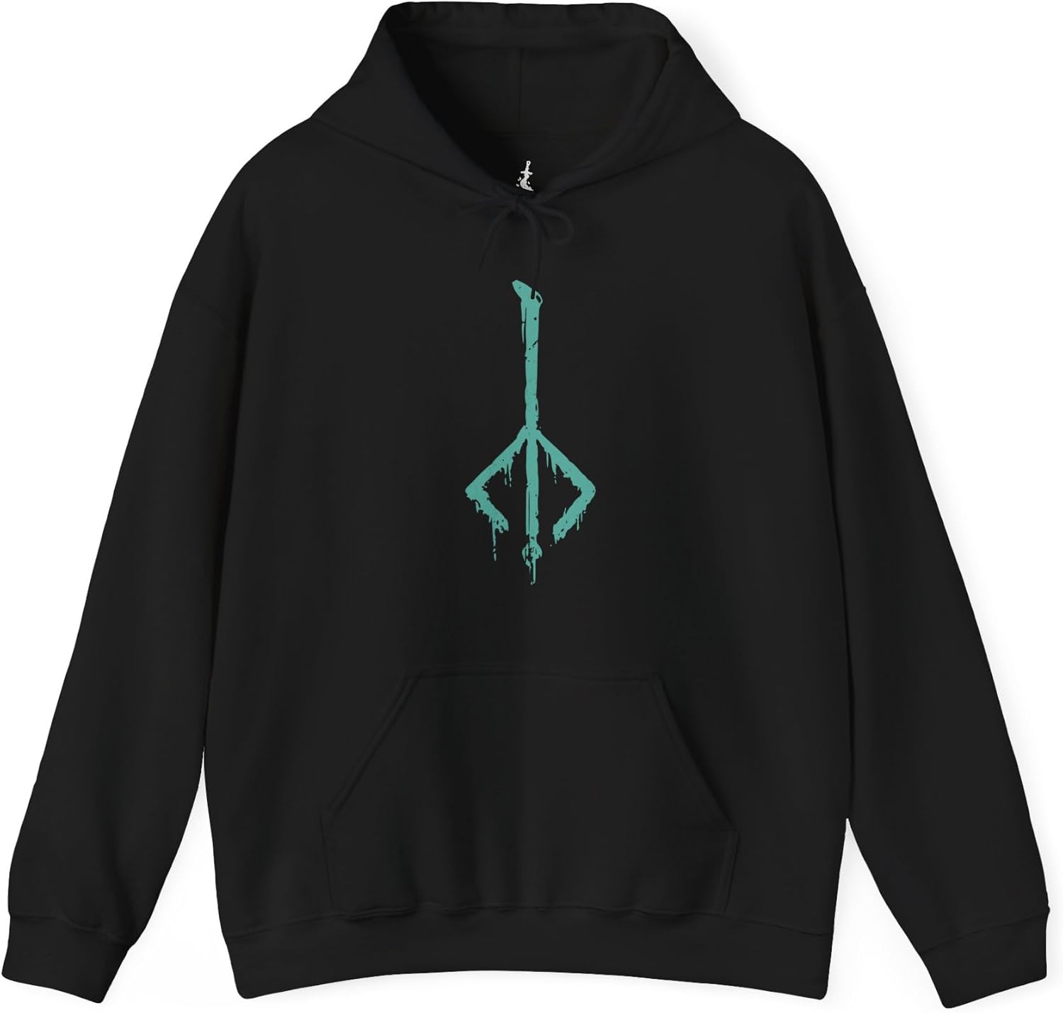 Drippy Souls Soulsborne Ludwig the Accursed Holy Blade Grim-Inspired Hooded Sweatshirt for Dark Fantasy Gamers Black - Image 2