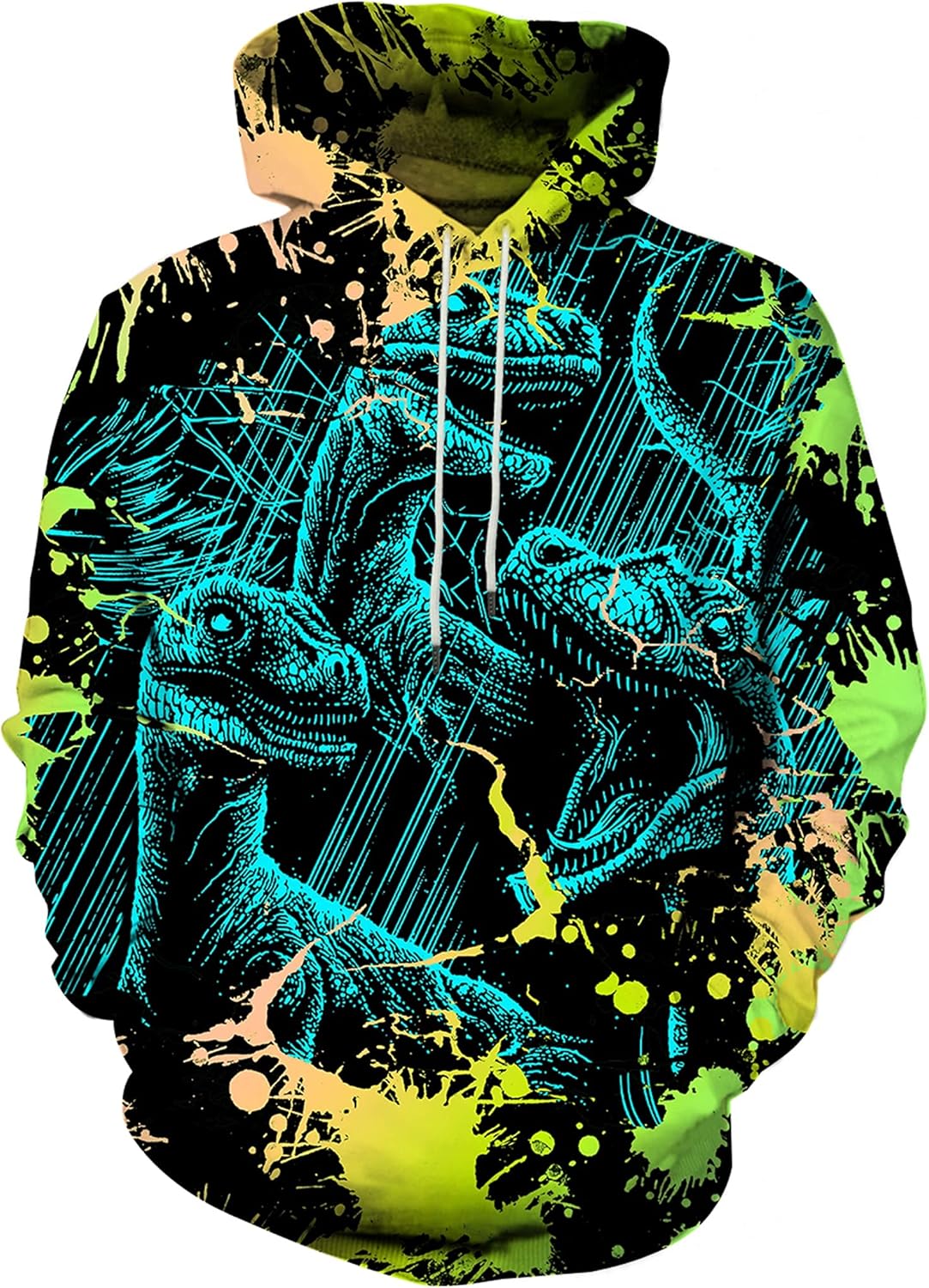 Hgvoetty Unisex 3D Print Hoodies Graphic Space Pullover Hooded Sweatshirts for Men Women