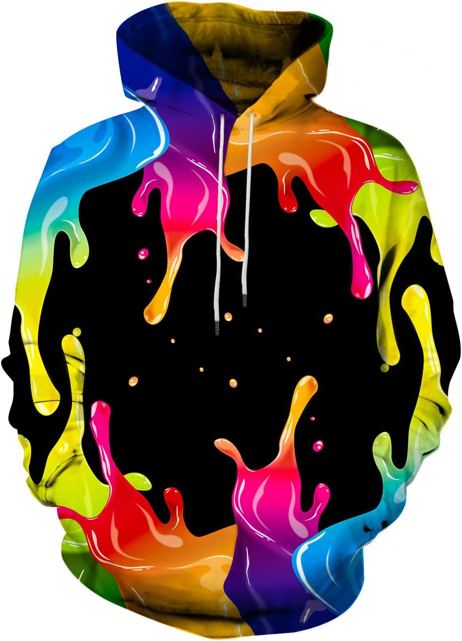 Hgvoetty Unisex 3D Print Hoodies Graphic Space Pullover Hooded Sweatshirts for Men Women - Image 12