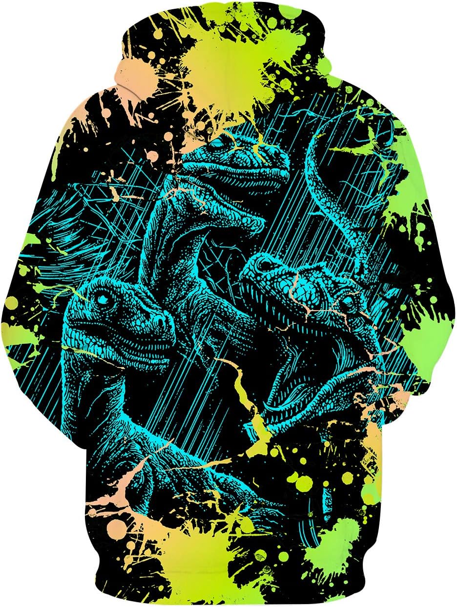 Hgvoetty Unisex 3D Print Hoodies Graphic Space Pullover Hooded Sweatshirts for Men Women - Image 3