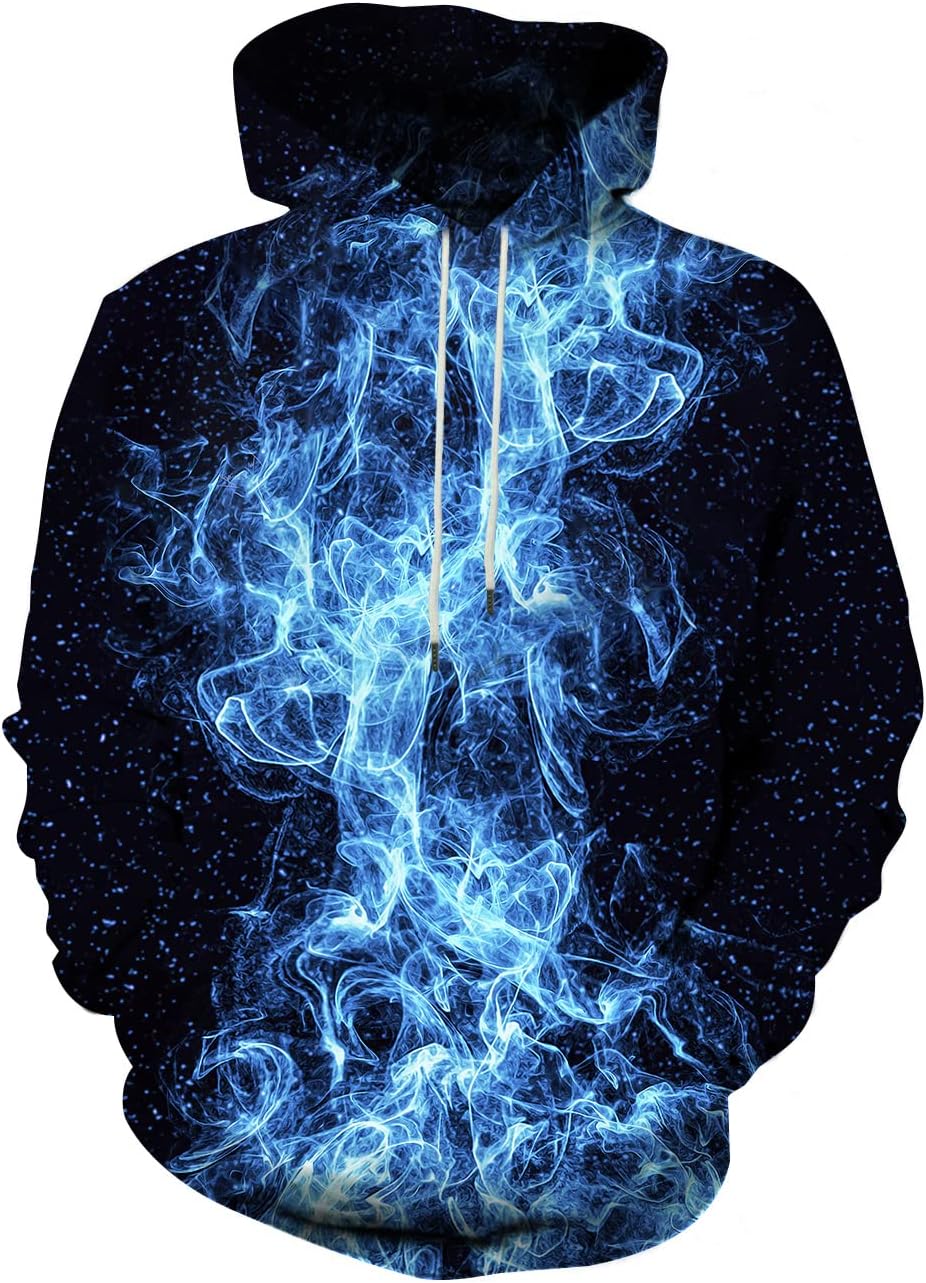 Hgvoetty Unisex 3D Print Hoodies Graphic Space Pullover Hooded Sweatshirts for Men Women - Image 4