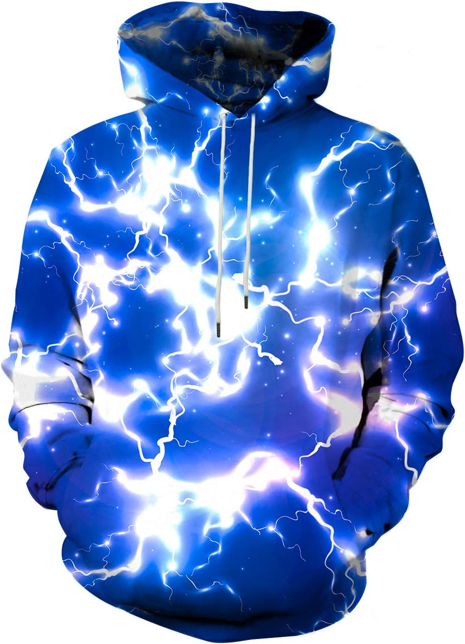 Hgvoetty Unisex 3D Print Hoodies Graphic Space Pullover Hooded Sweatshirts for Men Women - Image 5