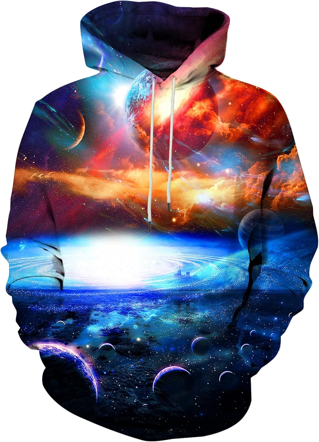 Hgvoetty Unisex 3D Print Hoodies Graphic Space Pullover Hooded Sweatshirts for Men Women - Image 14
