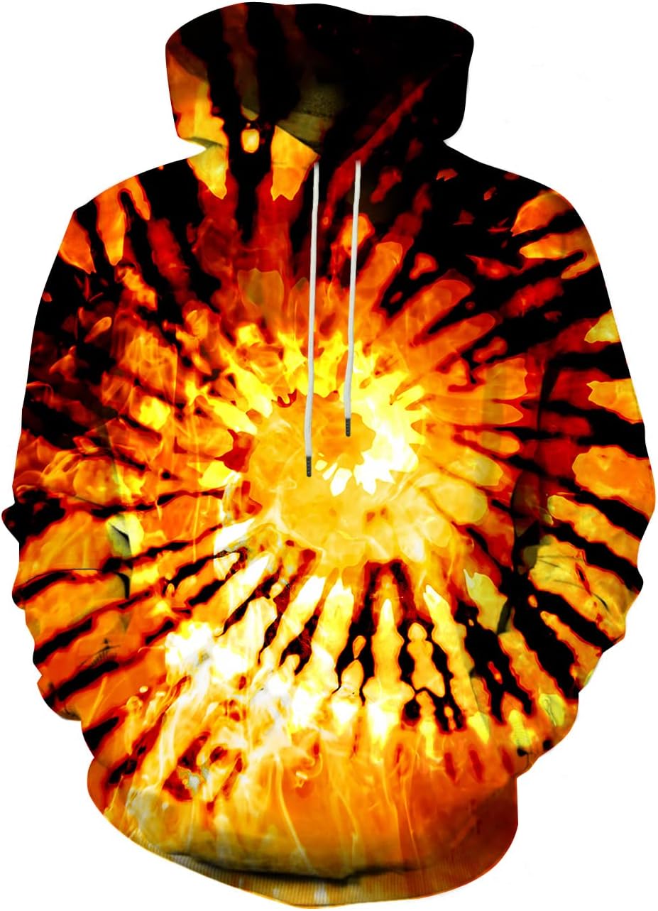 Hgvoetty Unisex 3D Print Hoodies Graphic Space Pullover Hooded Sweatshirts for Men Women - Image 20