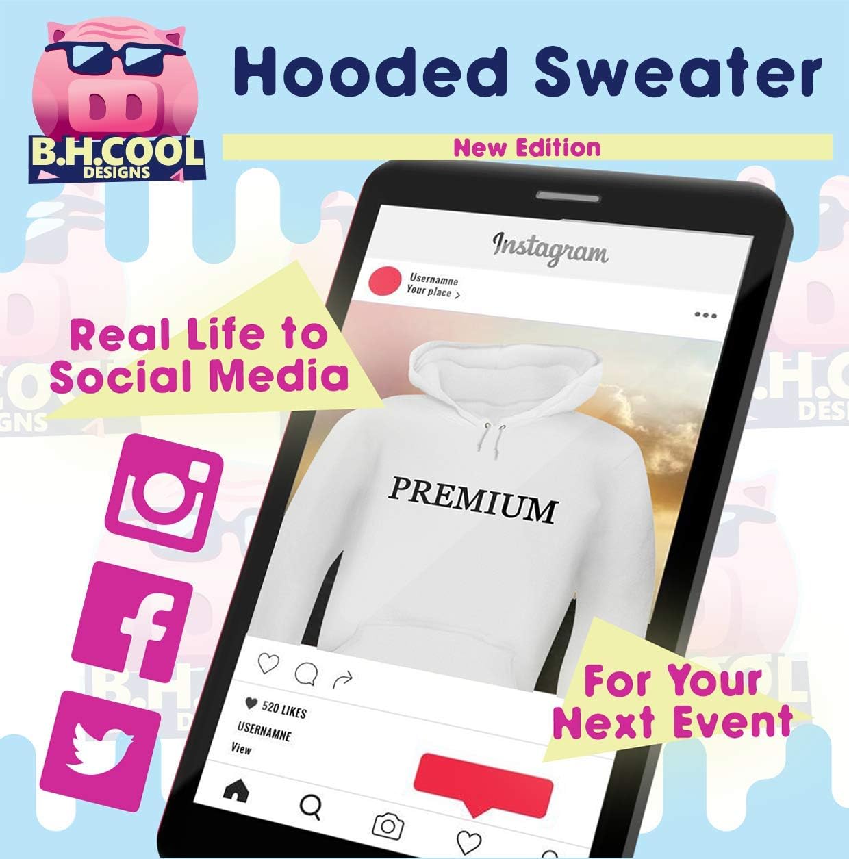 I Ran Out of Sugar While Baking, but Salt adds Character to Cookies, Right? - Men's Soft & Comfortable Pullover Hoodie CP05 Black - Image 4