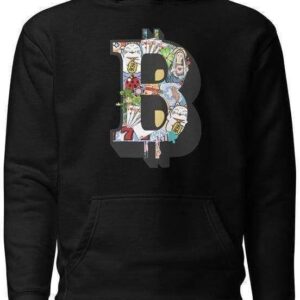 InvestmenTees Bitcoin & Characters Pullover Hoodie