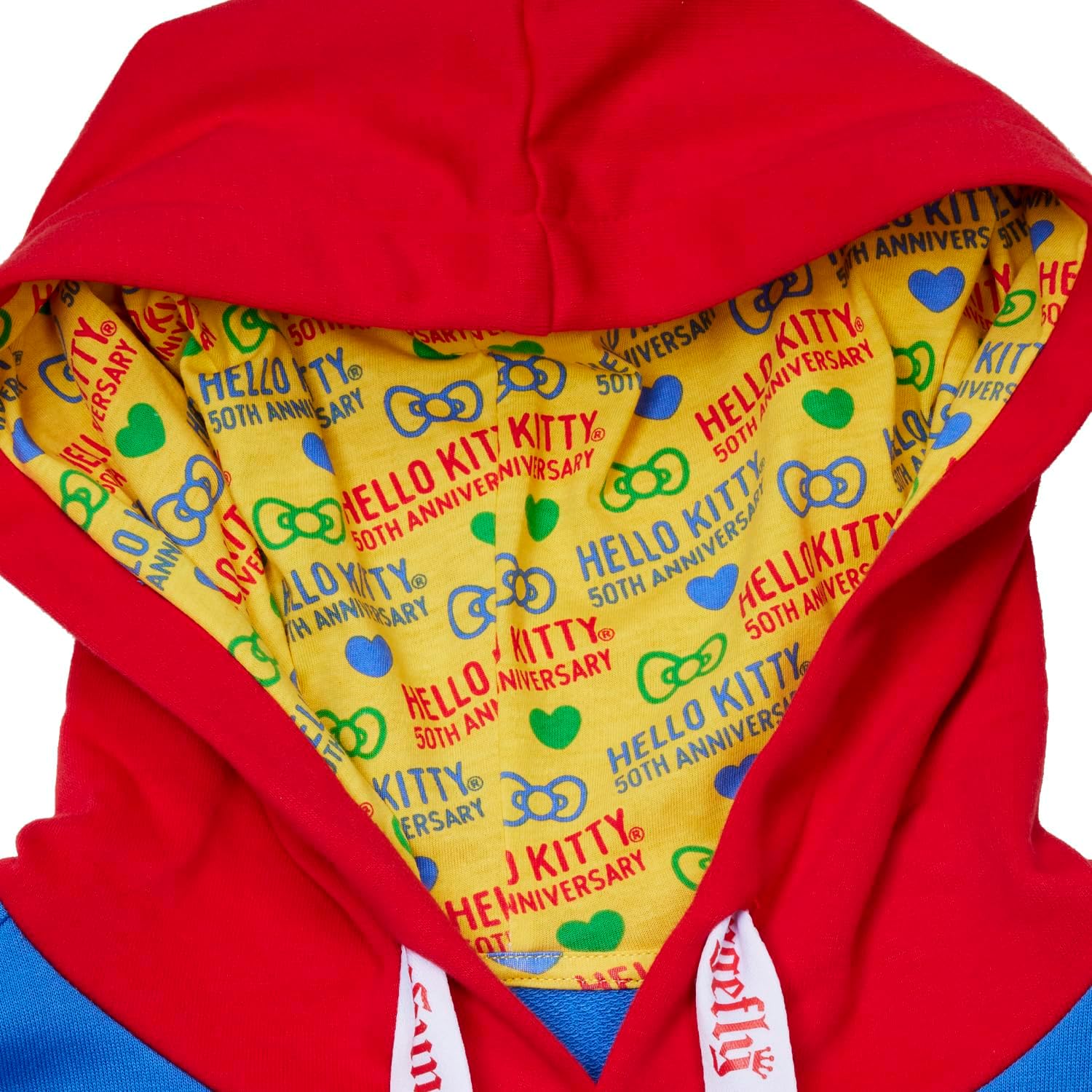 Loungefly HELLO KITTY 50TH ANNIVERSARY UNISEX HOODIE XL - Image 3