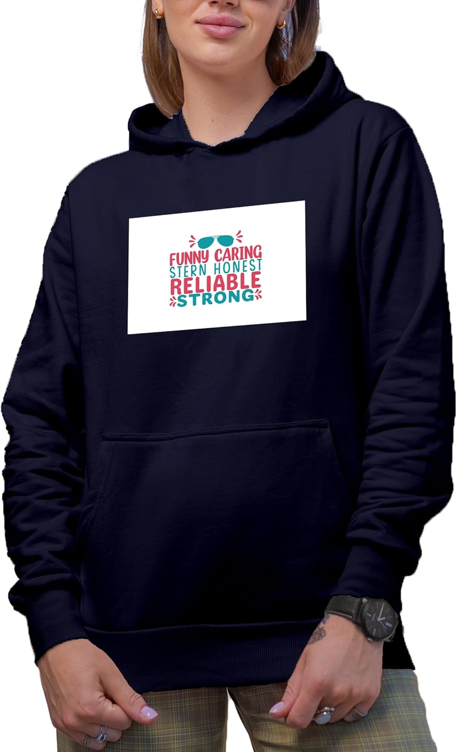 Make Your Mark Design Novelty Hoodie Cool Dad Character - Image 5