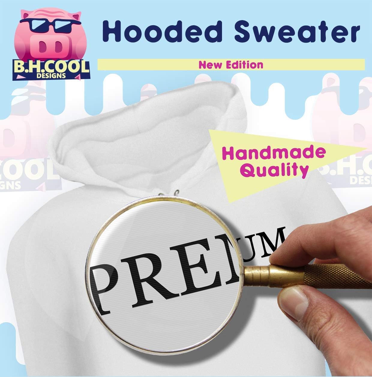 My Phone Screen Cracked, but at Least Now it has More Character Than I do. - Men's Soft & Comfortable Pullover Hoodie CP05 Black - Image 3