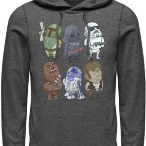 STAR WARS Doodles Mens Pullover Hoodie